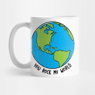 Geology Pun You Rock My World Mug